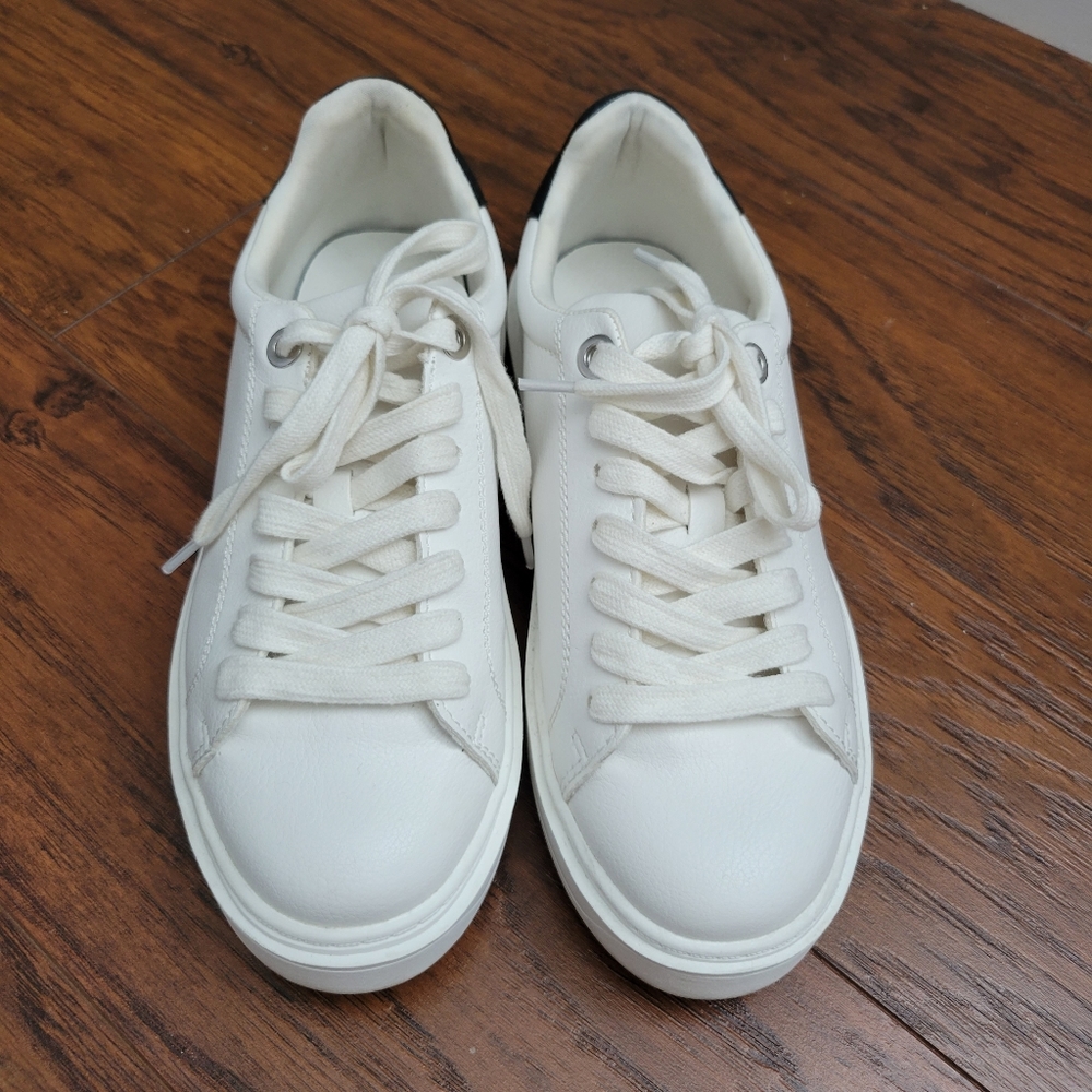 Steve Madden CATCHER WHITE BLACK SNEAKERS